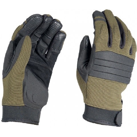 OPS Tactical Airsoft Padded Gloves - SAGE