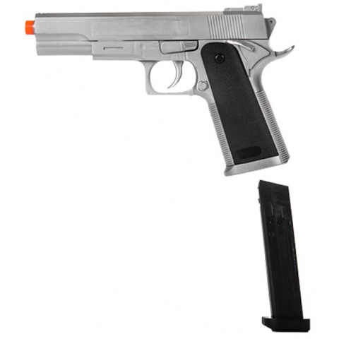 Airsoft M1911 Spring Pistol - SILVER