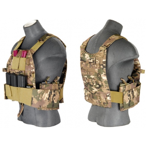 Lancer Tactical Airsoft SLK MOLLE Tactical Vest (Camo)