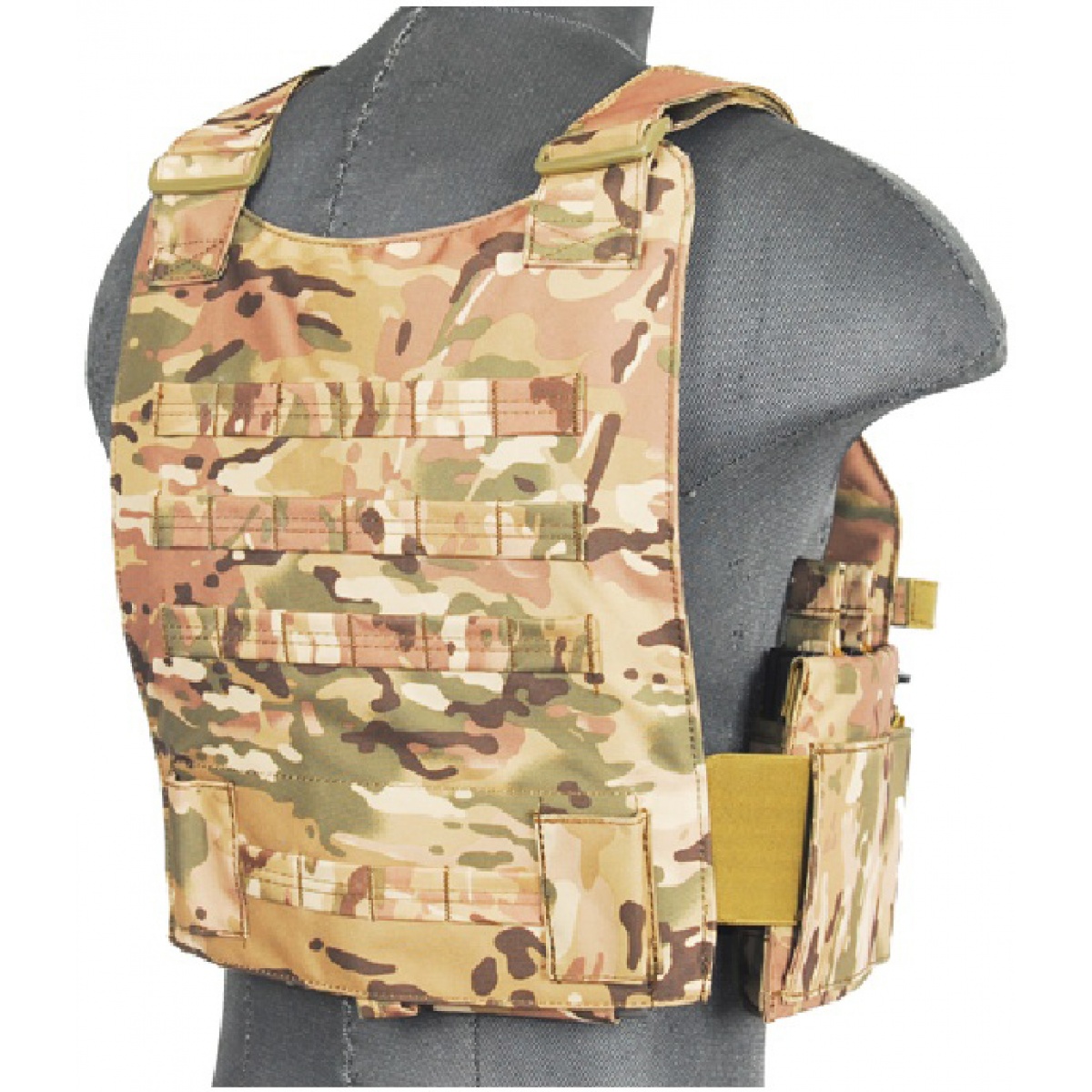 Lancer Tactical Airsoft SLK MOLLE Tactical Vest (Camo) Airsoft Megastore