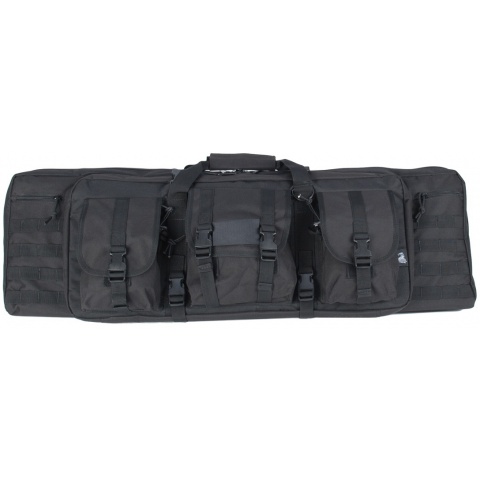 Lancer Tactical Airsoft 36-inch MOLLE Double Rifle Bag - BLACK