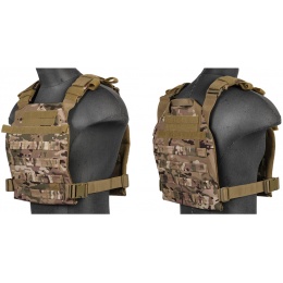 Lancer Tactical Polyester QR Lightweight Tactical Vest (Camo)