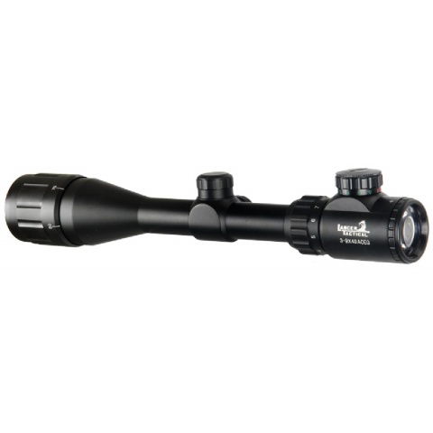 Lancer Tactical 3-9x40 Red & Green Dual Illuminated AO Scope