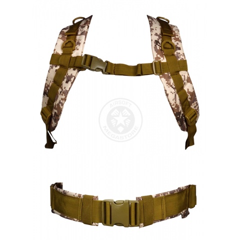 Airsoft Megastore Armory MOLLE Backpack - DIGITAL DESERT TAN