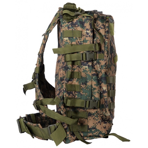 Airsoft Megastore Armory MOLLE Backpack - DIGITAL WOODLAND CAMO