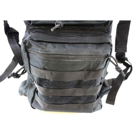 AMA Folding Backpack w/ MOLLE Webbing - BLACK