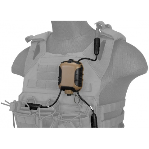 Lancer Tactical Z40PS Classic Push-To-Talk (PTT) - MOTOROLA 1-Pin