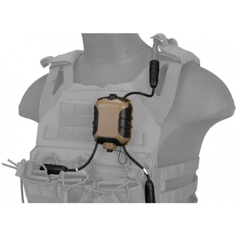 Lancer Tactical Z40PS Classic Push-To-Talk (PTT) - KENWOOD Version