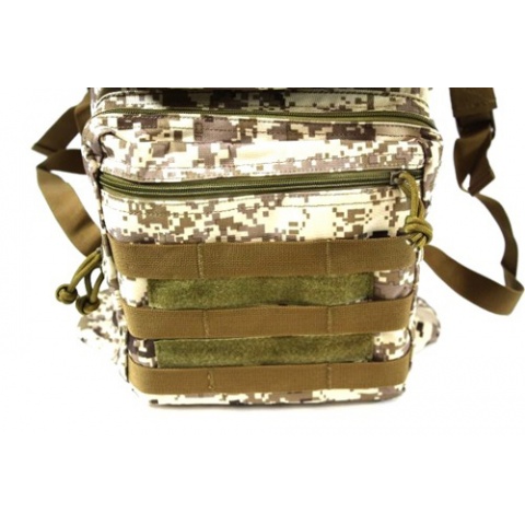 AMA Folding Backpack w/ MOLLE Webbing - DIGITAL DESERT TAN