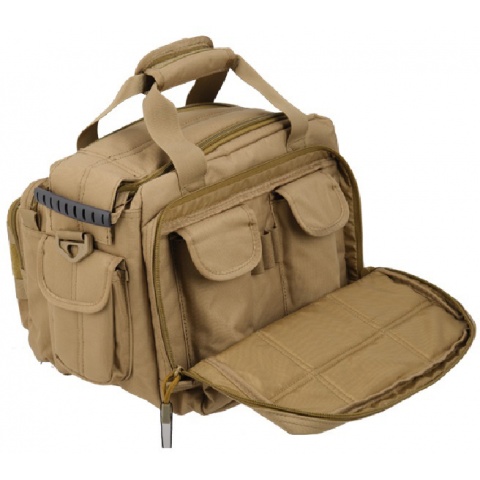 Lancer Tactical CA-980T Small Range Bag with MOLLE Webbing - TAN