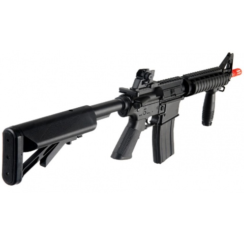 ICS Airsoft M4 AEG Metal CQB Foregrip Top Rail - BLACK