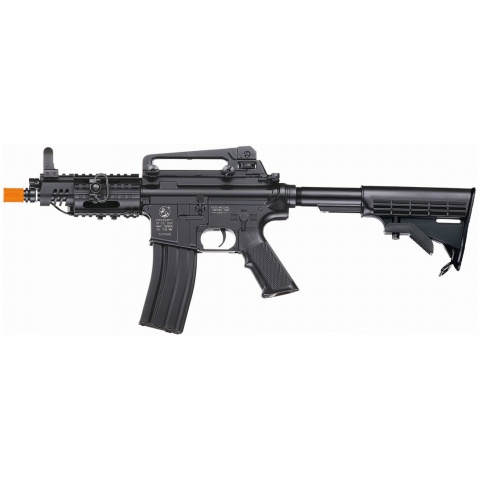 ICS Airsoft M4 AEG CQB w/ Retractable LE Stock - BLACK