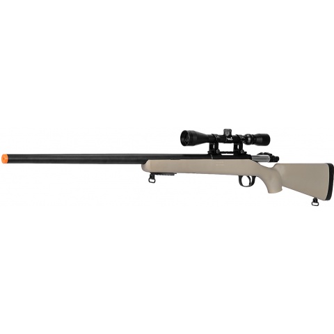 WellFire Airsoft VSR-10 Bolt Action Rifle w/ Scope - TAN