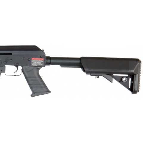 Lancer Tactical Airsoft AK Full Metal RIS Tactical AEG Rifle - BLACK