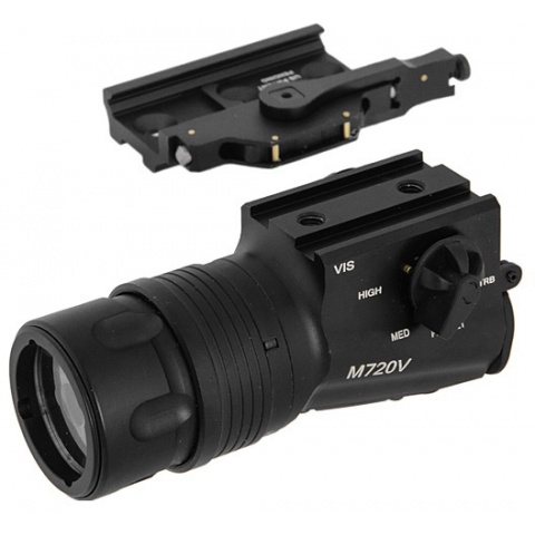 UK Arms Airsoft Quick-Detach M720V Flashlight Mount - BLACK