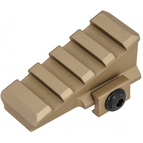 UK Arms Airsoft 45-Degree Offset Rail Mount Component - TAN