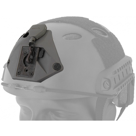 UK Arms L3 Series Helmet NVG Mount Component - BLACK