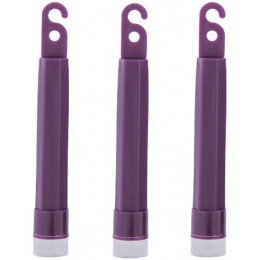 UK Arms Airsoft Tactical Dummy Infrared Glowsticks Set of 3 - PURPLE