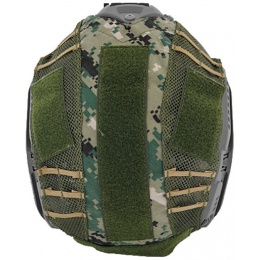 UK Arms Airsoft Maritime Tactical Mesh Helmet Cover - JUNGLE DIGITAL