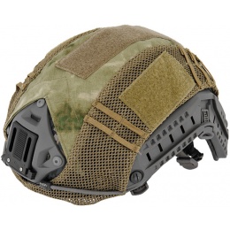 UK Arms Airsoft Maritime Tactical Mesh Helmet Cover - FOLIAGE GREEN