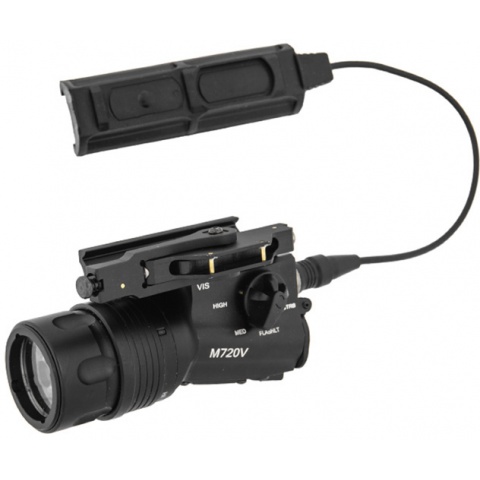 UK Arms M720V Quick Detach Weapon Light with Remote Switch - BLACK