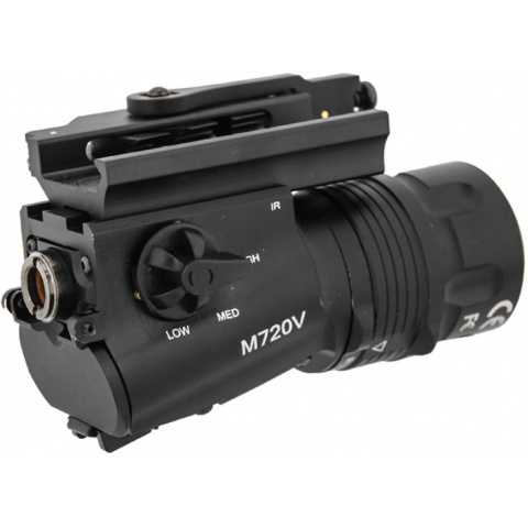 UK Arms M720V Quick Detach Weapon Light with Remote Switch - BLACK