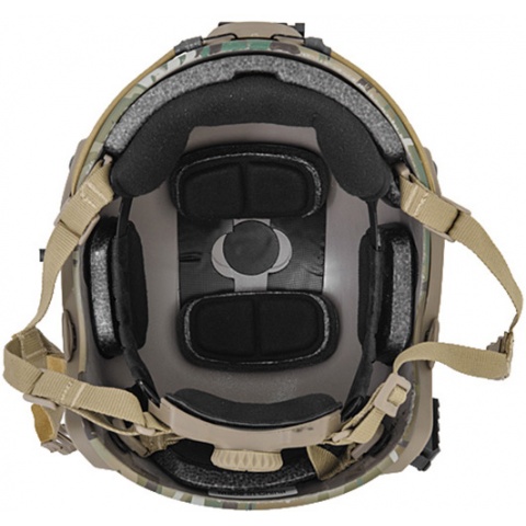 Lancer Tactical Adjustable Maritime Polymer Airsoft Helmet (M/L) - CAMO
