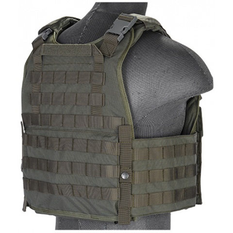 UK Arms Airsoft Tactical SPC Scalable Tactical Vest (Sage)