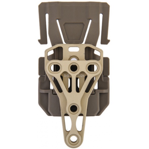 UK Arms Trifecta Holster Connection for MOLLE Webbing - TAN