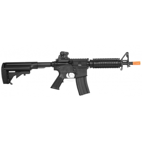 JG M4 Full Metal CQB-R M4 Series Airsoft AEG - BLACK