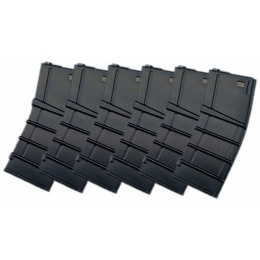 ICS Airsoft C7 Style M4/M16 High Capacity 300rd Magazines - PACK OF 6