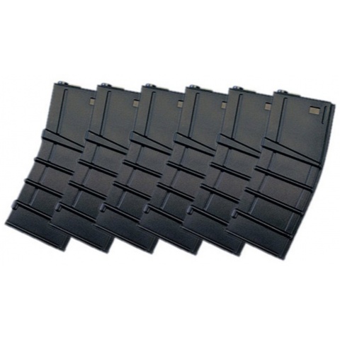 ICS Airsoft C7 Style M4/M16 High Capacity 300rd Magazines - PACK OF 6