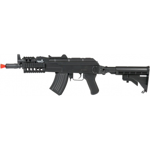 Lancer Tactical Tactical AK74U AEG w/ Full RIS Handguard - BLACK