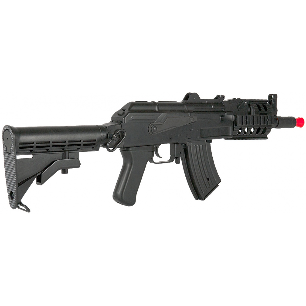 Lancer Tactical Tactical AK74U AEG w/ Full RIS Handguard BLACK