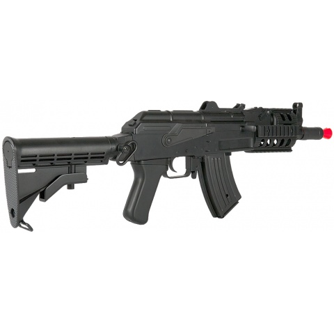 Lancer Tactical Tactical AK74U AEG w/ Full RIS Handguard - BLACK