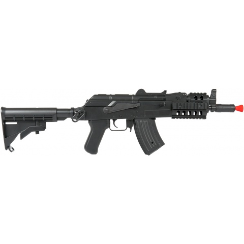 Lancer Tactical Tactical AK74U AEG w/ Full RIS Handguard - BLACK