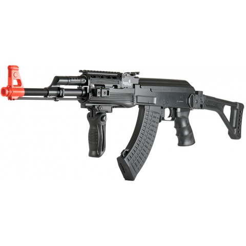Lancer Tactical Airsoft Tactical AK47 AEG w/ Folding Stock - BLACK