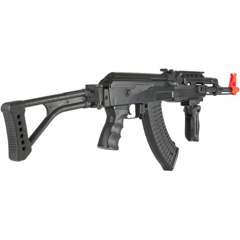 Lancer Tactical Airsoft Tactical AK47 AEG w/ Folding Stock - BLACK
