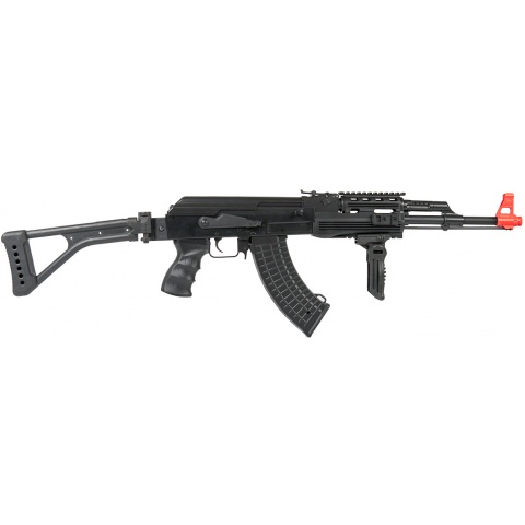 Lancer Tactical Airsoft Tactical AK47 AEG w/ Folding Stock - BLACK