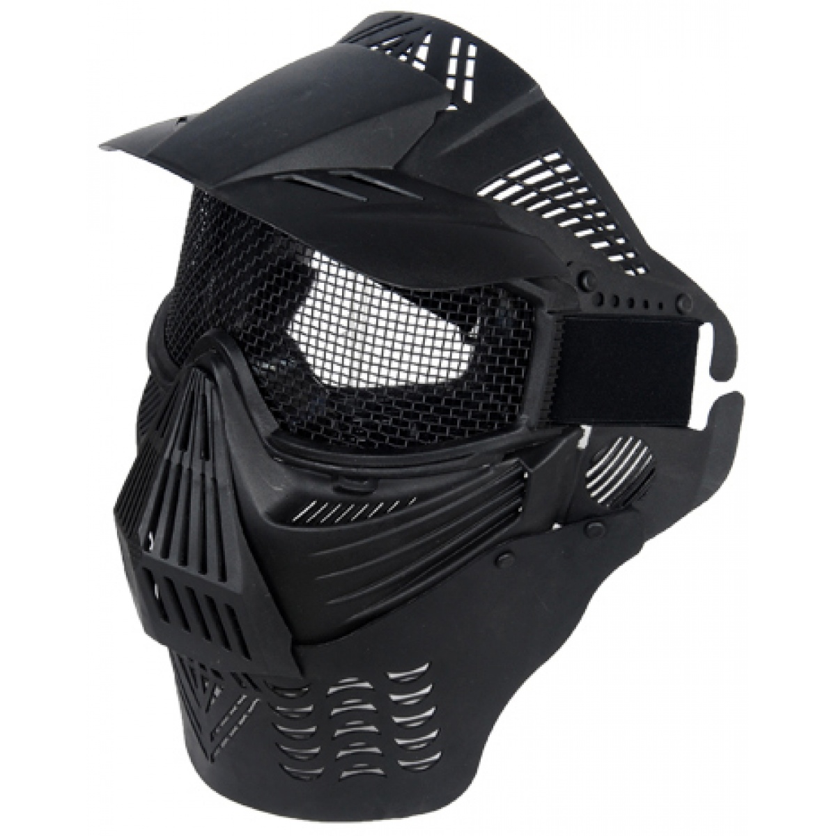 UK Arms Airsoft Tactical Face Mask w/ Visor Eye & Neck Protection