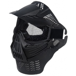 Kombat Airsoft Full Face Poly Mesh Mask Adjustable One Size Fits All Softair 6mm 