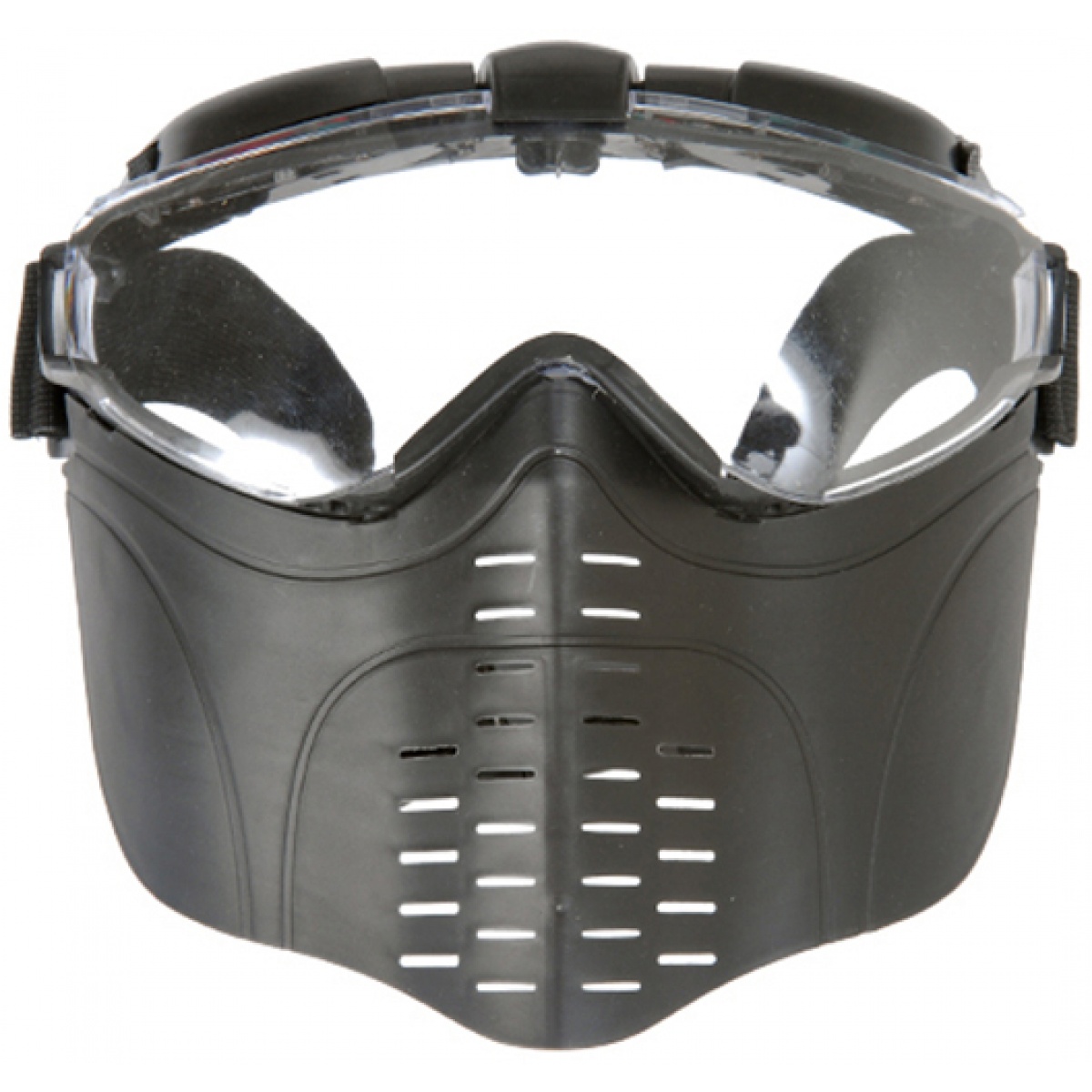 UK Arms Airsoft Tactical Goggle w/ Vented Face Guard and Fan BLACK