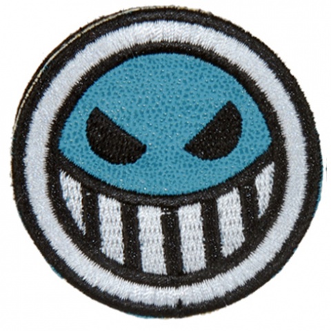 UK Arms Airsoft Hook and Loop Base ACE Patch - BLUE/WHITE