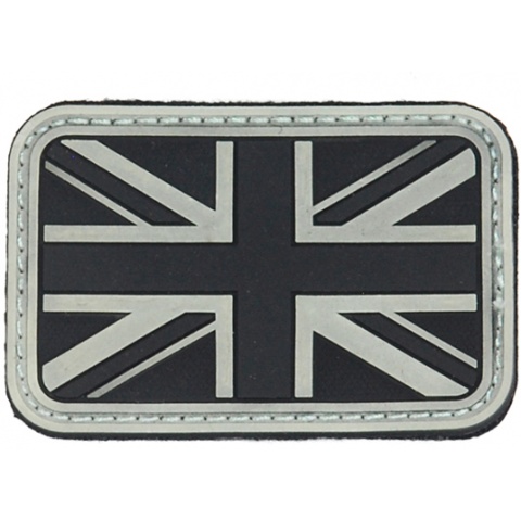 UK Arms Airsoft Hook and Loop Base UK Flag Glow-in-the-Dark Patch
