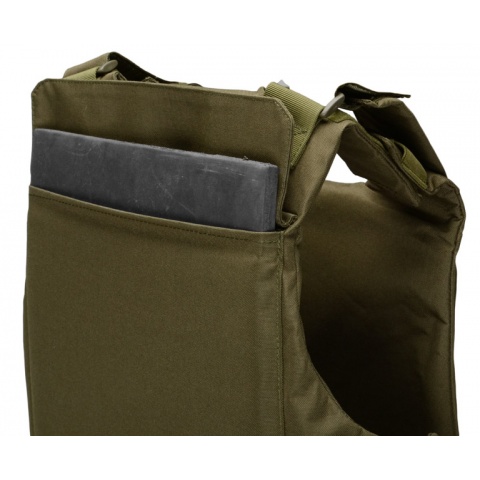 AMA 600D M-Armor Tactical Airsoft Vest - OD GREEN