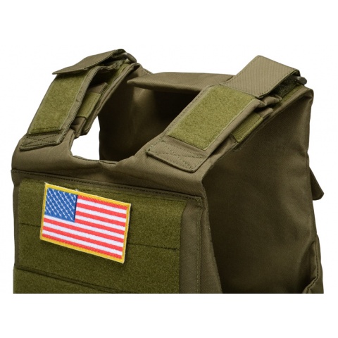 AMA 600D M-Armor Tactical Airsoft Vest - OD GREEN