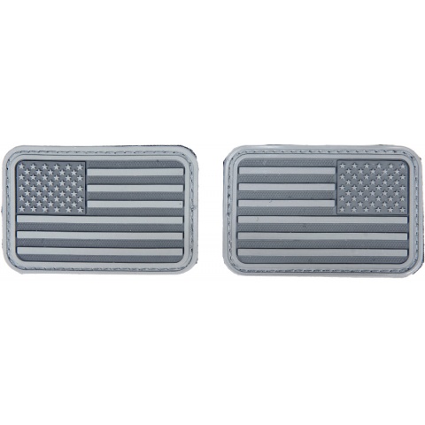 AMA Airsoft U.S. Flag Forward/Reverse Patch Set - ACU