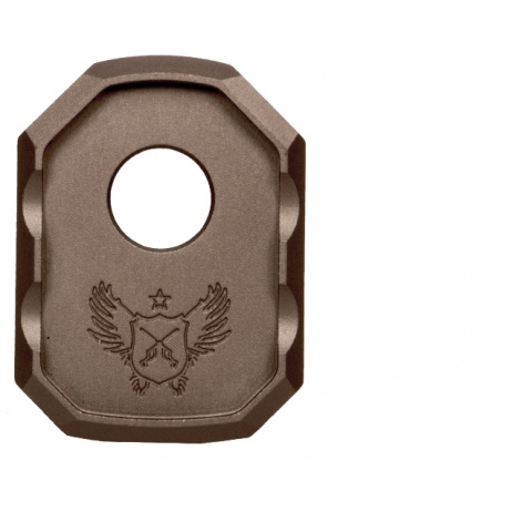 SilencerCo Airsoft Osprey Mock Suppressor 45-K 14mm CCW - DARK EARTH