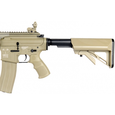 ICS Airsoft CXP-16 PROLINE Tactical AEG w/ QD Suppressor - TAN