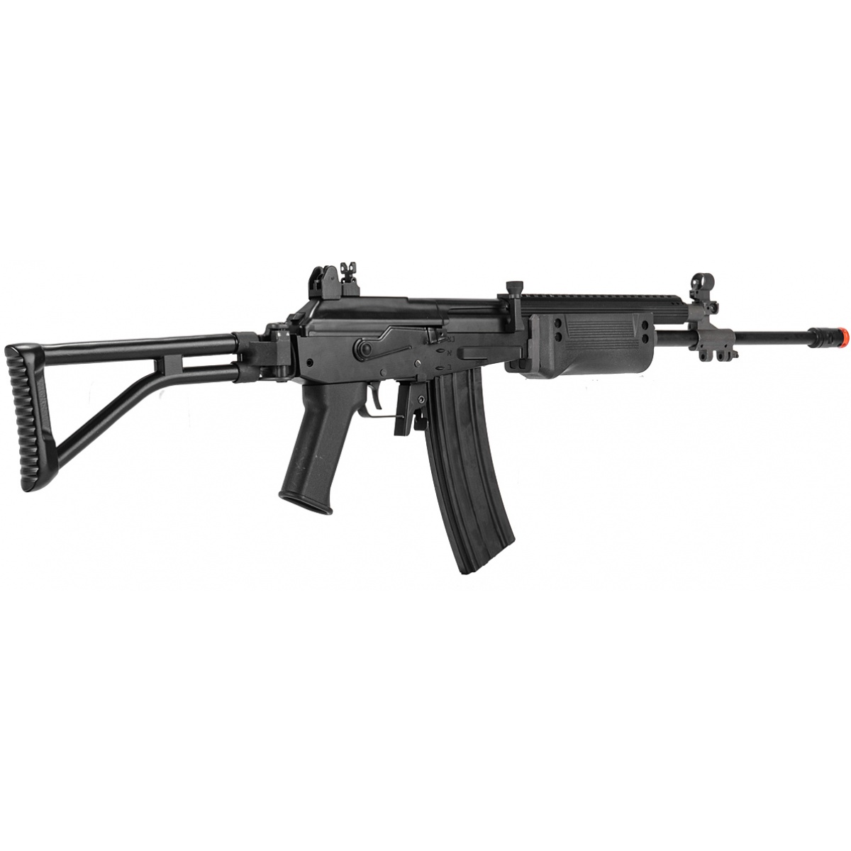 ICS Airsoft Galil ICAR GR AEG w/ Top Rail, Foldable Stock BLACK